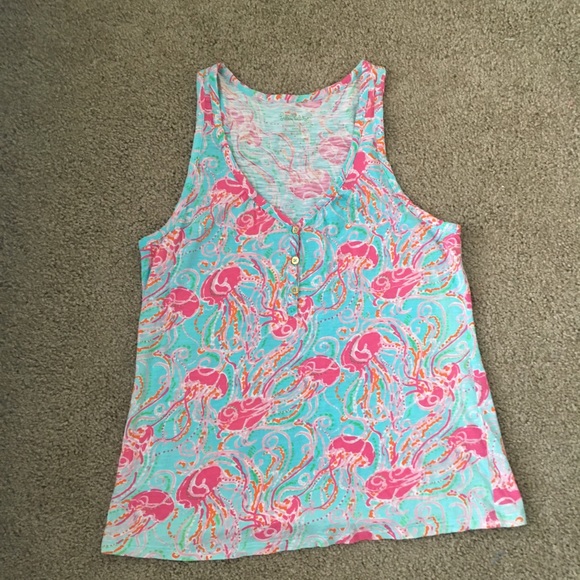 Lilly Pulitzer Tops - Lilly Pulitzer Jellies Be Jammin Tank Lilly Pulitzer Tops - Lilly Pulitzer Jellies Be Jammin Tank